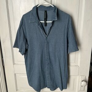 Lululemon button down.